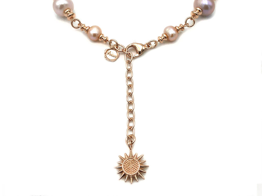 SOL & PEARLS NECKLACE (ROSE)
