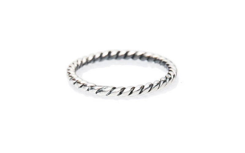 TWO ROPE KNOT RING